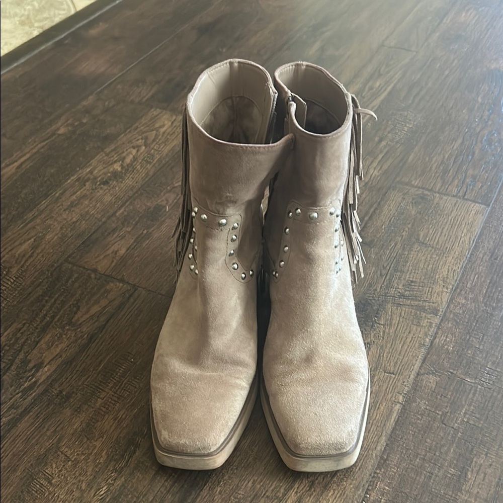 Sam Edelman Tan Ankle Boots Suede Casual